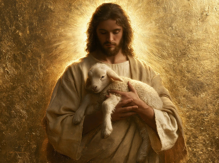 Jésus et l’Agneau — La Paix dans la couronne de rayons