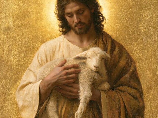 Jésus et l’Agneau — Le Compagnon au manteau de bronze