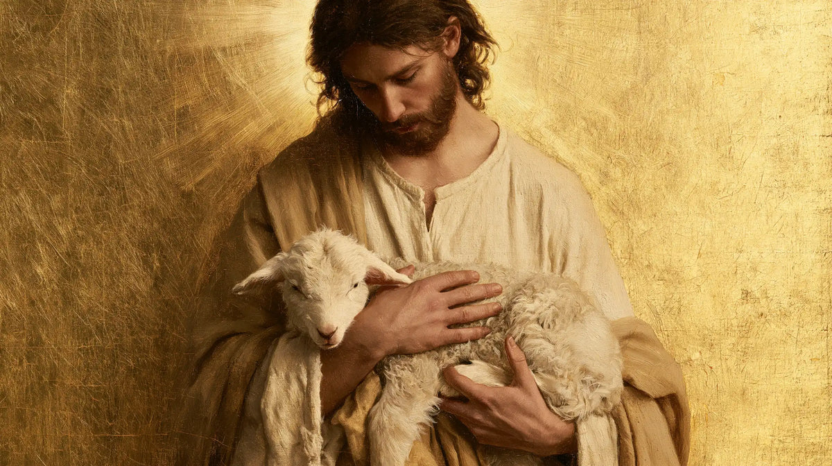 Jésus et l’Agneau — La Confiance sous la main étendue
