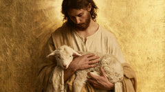 Jésus et l’Agneau — La Confiance sous la main étendue
