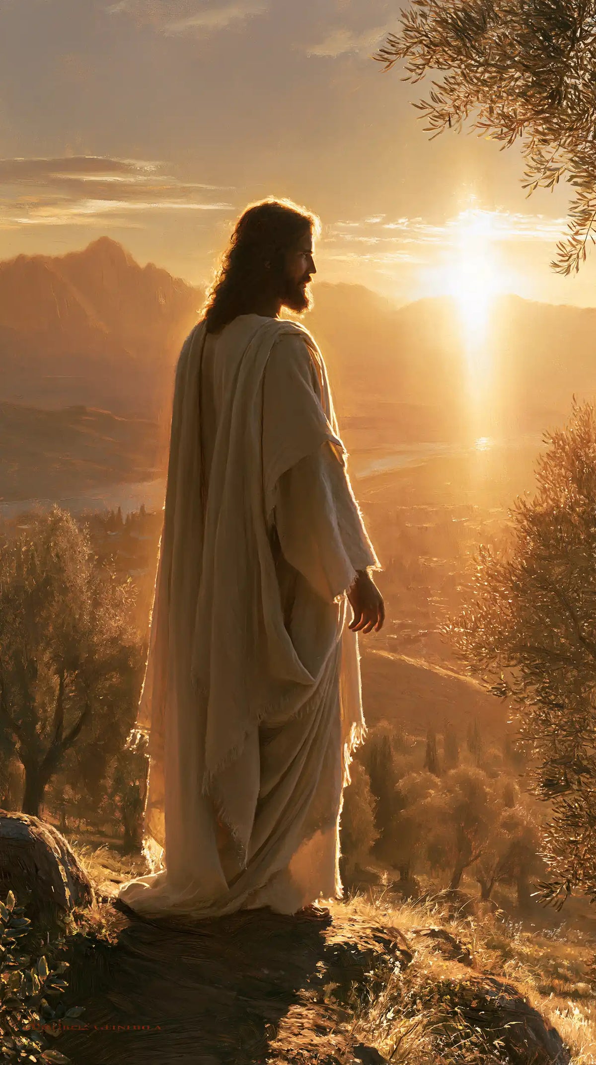 Jésus au couchant — Un soir suspendu