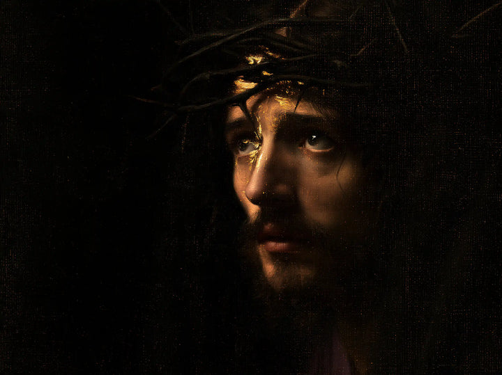Jésus couronné d’épines — L’Attente au creux du noir