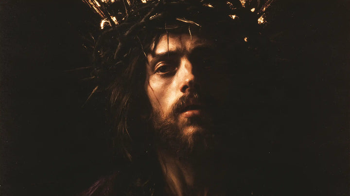 Jésus couronné d’épines — Le Visage partagé par l’ombre