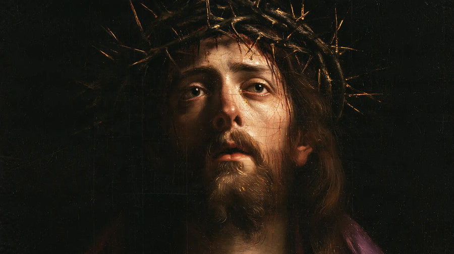 Jésus couronné d’épines — Les Yeux ouverts dans les ténèbres