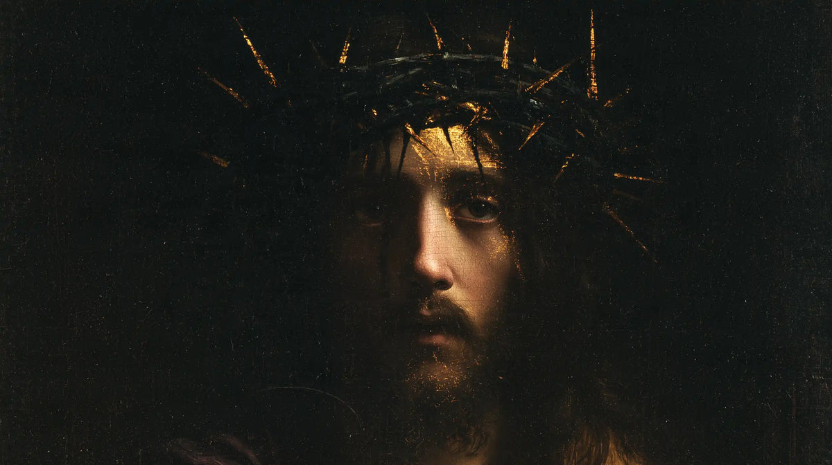 Jésus couronné d’épines — La Lumière sur un seul regard