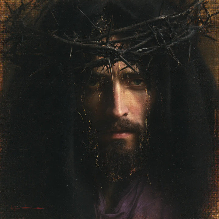 Jésus couronné d’épines — La Couronne grise et la pourpre