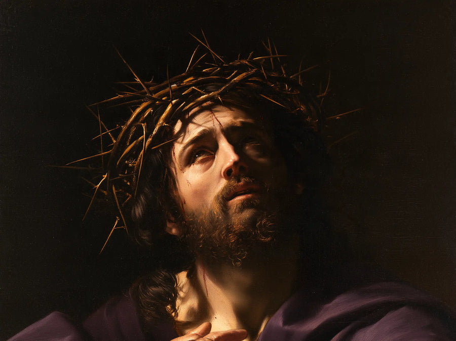 Jésus couronné d’épines — L’Attente sous la couronne ouverte