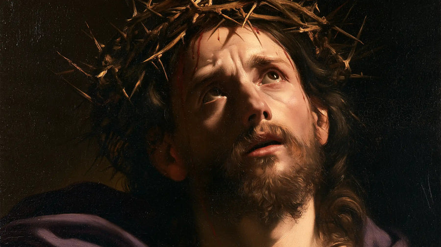 Jesus Crowned with Thorns - Caravaggio Tenebrism · Landscape n° 13