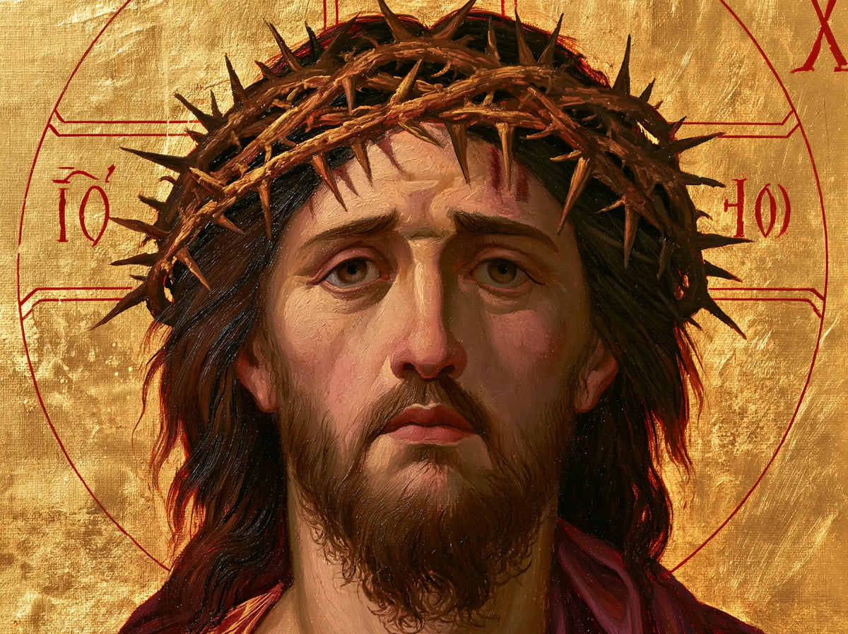 Jésus couronné d’épines — Le Visage aux ronces de cuivre