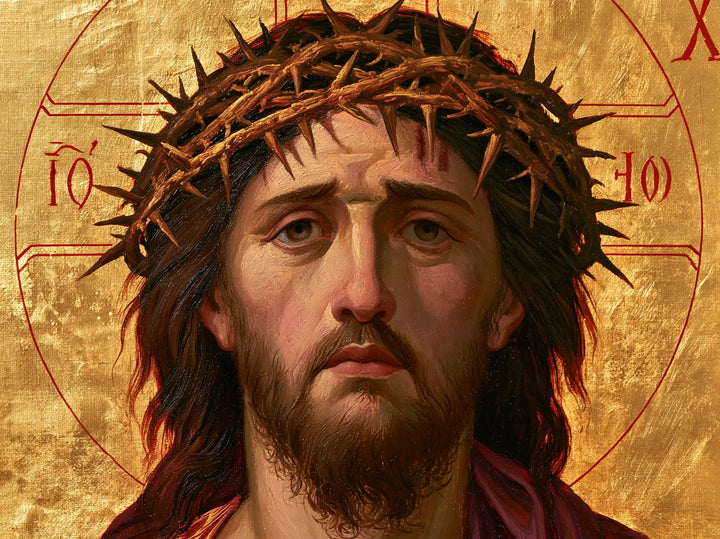 Jésus couronné d’épines — Le Visage aux ronces de cuivre