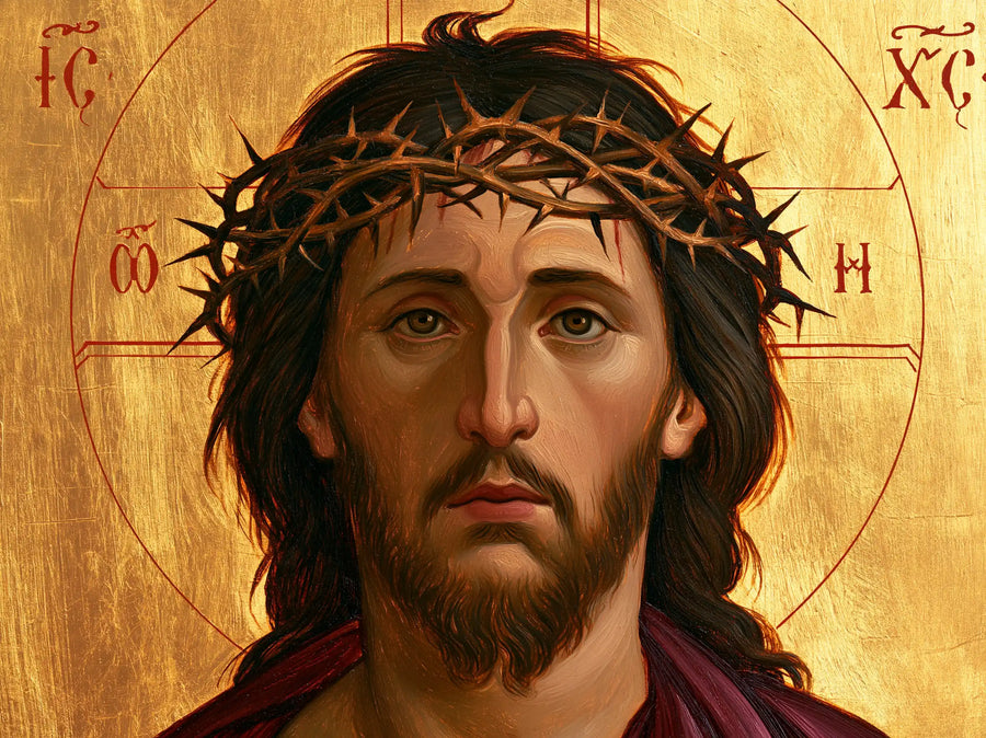 Jesus Crowned with Thorns - Contemporary Byzantine · Landscape n° 3
