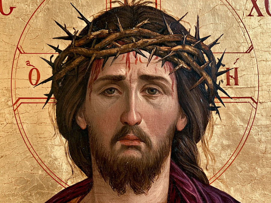 Jesus Crowned with Thorns - Contemporary Byzantine · Landscape n° 5