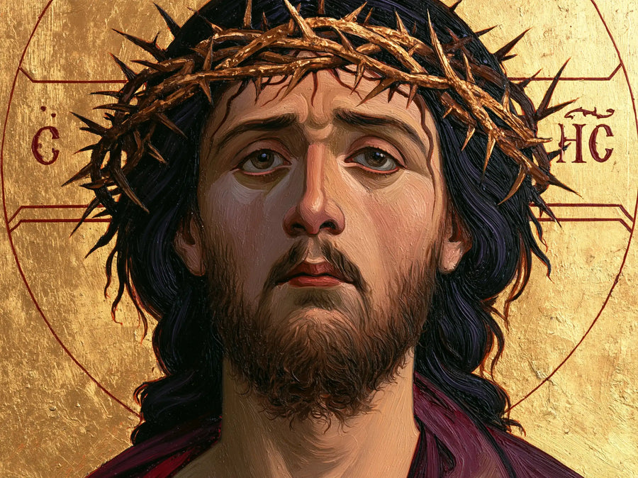 Jesus Crowned with Thorns - Contemporary Byzantine · Landscape n° 7