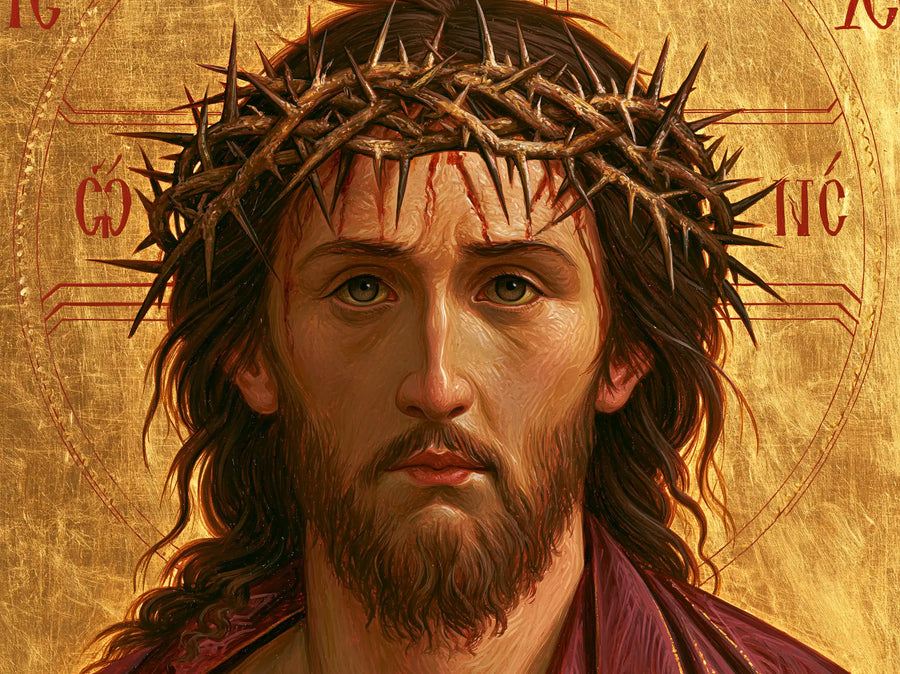 Jesus Crowned with Thorns - Contemporary Byzantine · Landscape n° 8