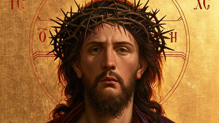 Jésus couronné d’épines — L’Attente sous le nimbe pourpre