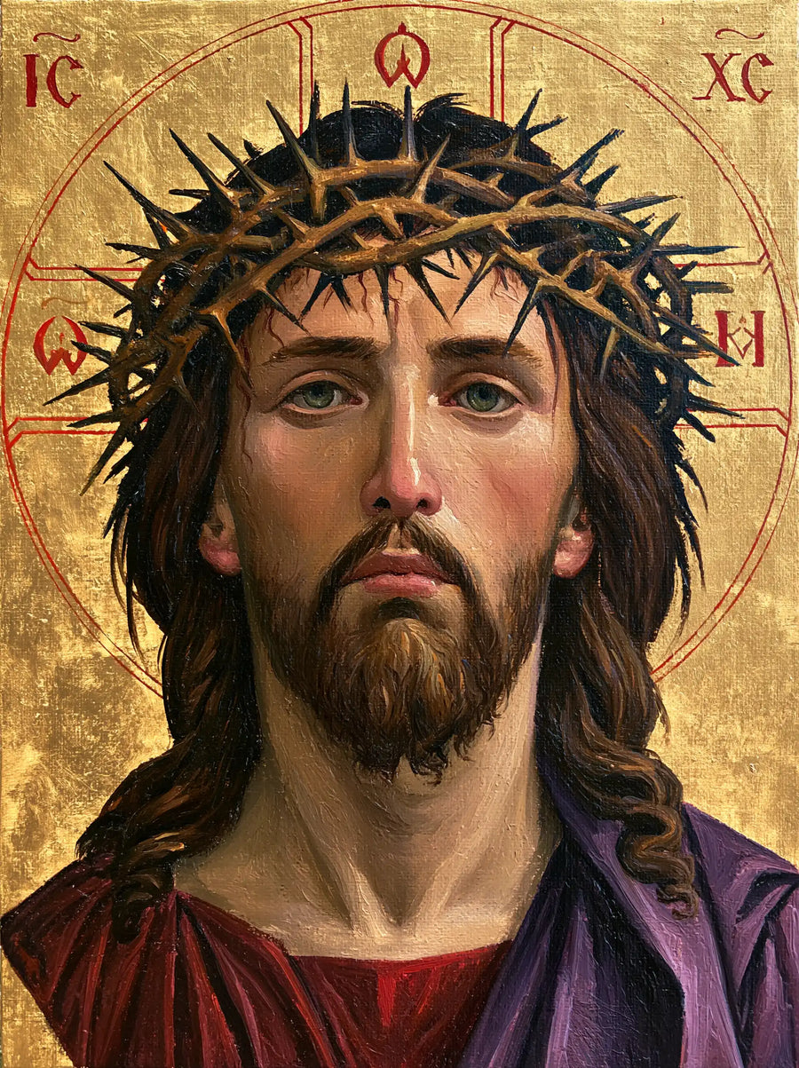 Jesus Crowned with Thorns - Contemporary Byzantine · Portrait n° 9