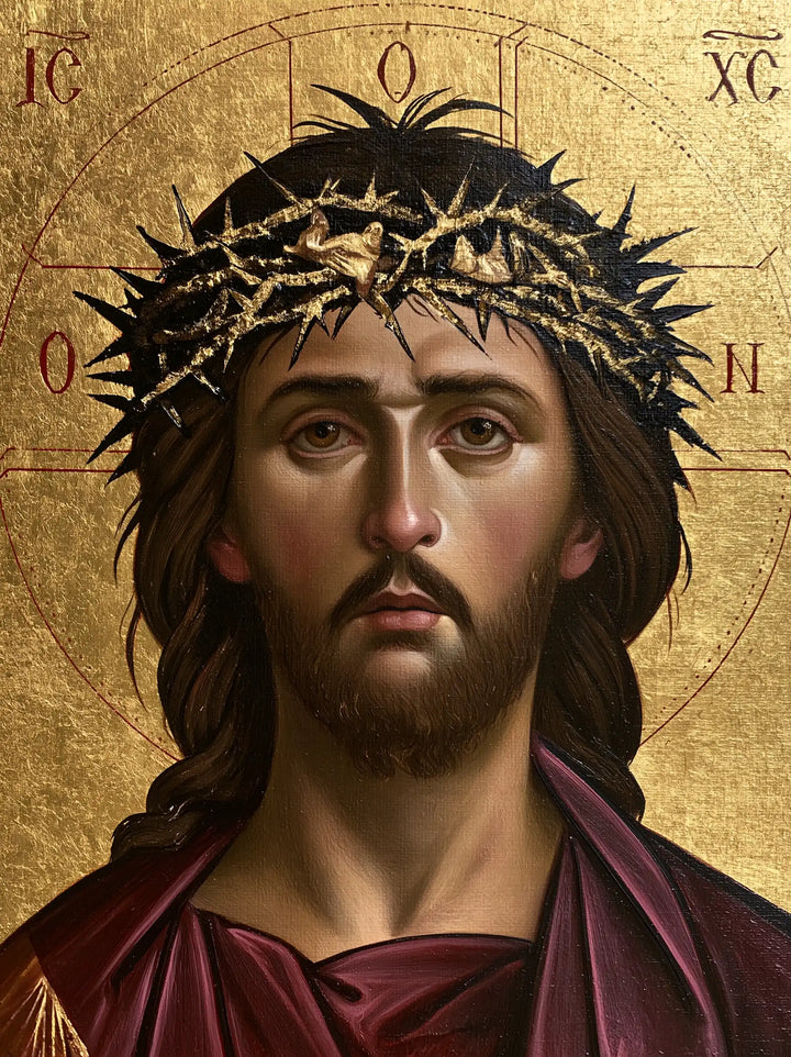 Jésus couronné d’épines — Les Épines pâles de la présence