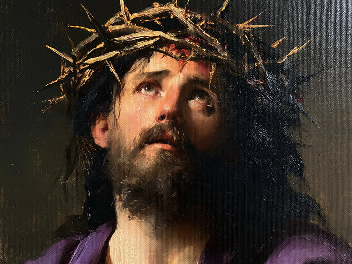 Jésus couronné d’épines — La Lumière cherchée entre les pointes