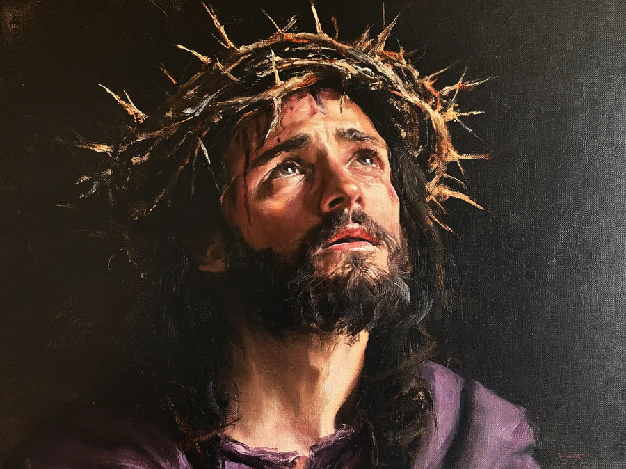 Jésus couronné d’épines — Les Ronces en étoile autour de l’attente
