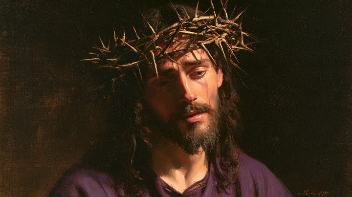 Jésus couronné d’épines — La Douce Inclinaison sous les épines