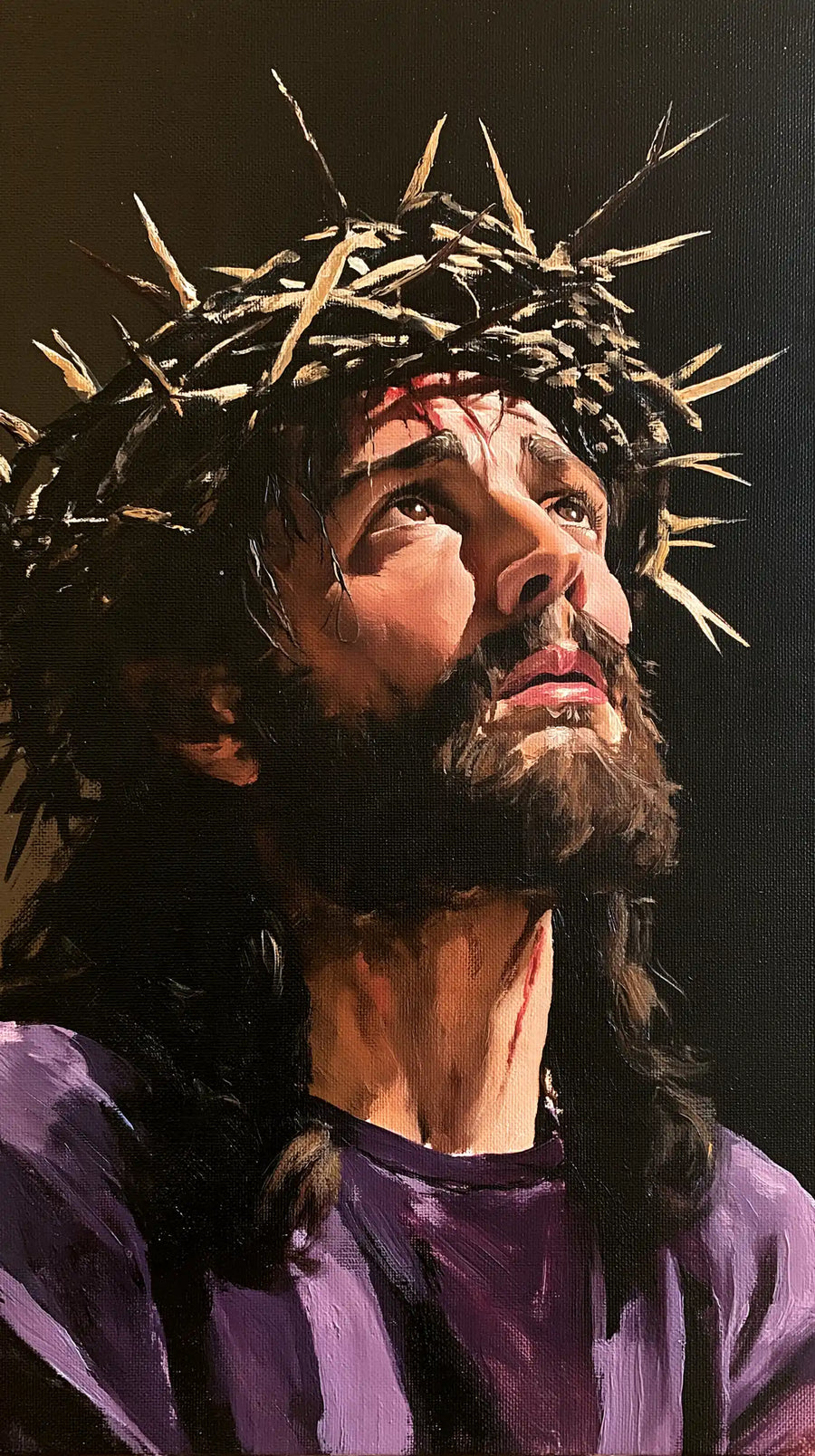 Jesus Crowned with Thorns - Contemporary Minimalism · Portrait n° 2