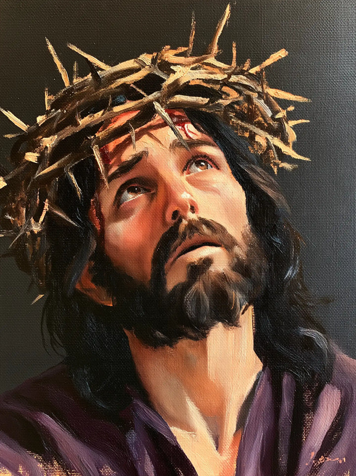 Jésus couronné d’épines — Les Pointes blanches au-dessus de l’appel