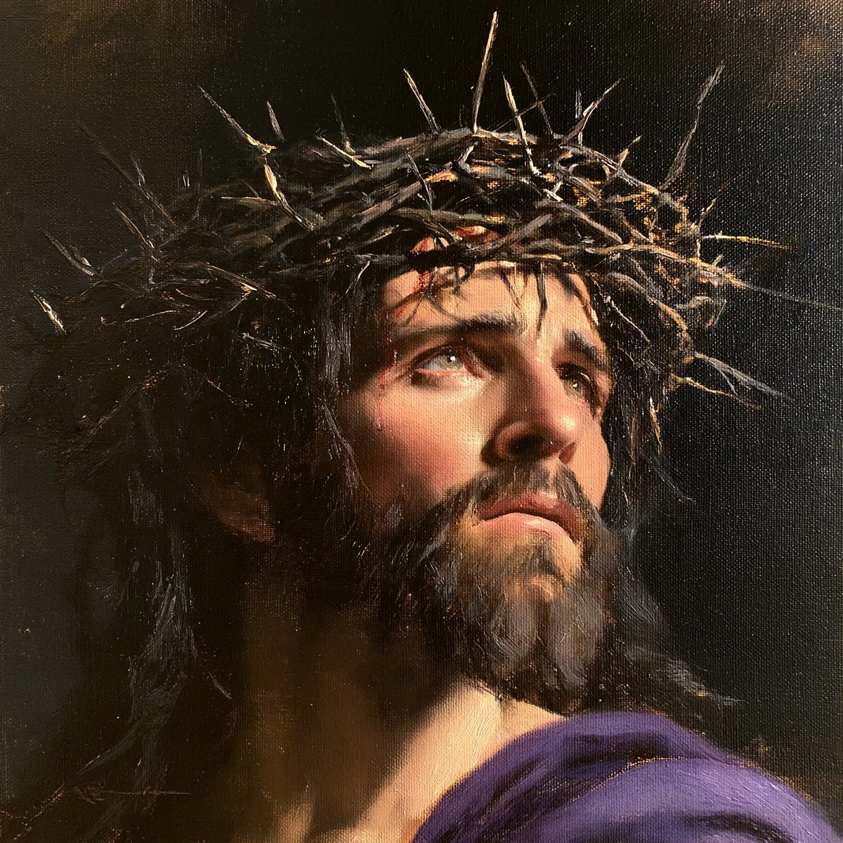 Jésus couronné d’épines — Les Épines grises et l’horizon du regard