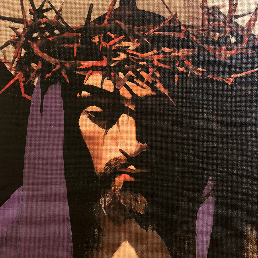 Jesus Crowned with Thorns - Contemporary Minimalism · Square n° 2