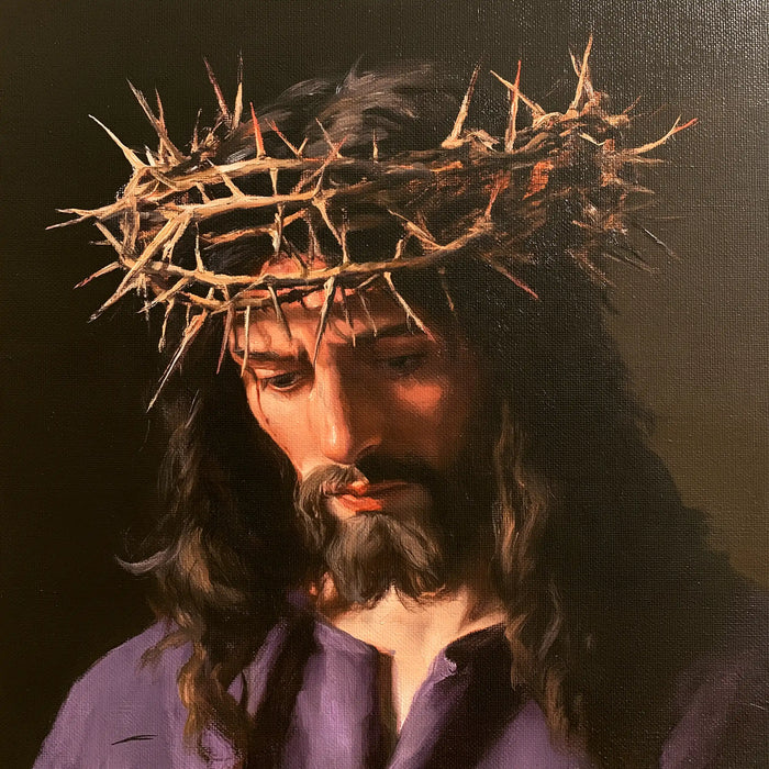 Jésus couronné d’épines — Le Silence sous les rameaux cuivrés