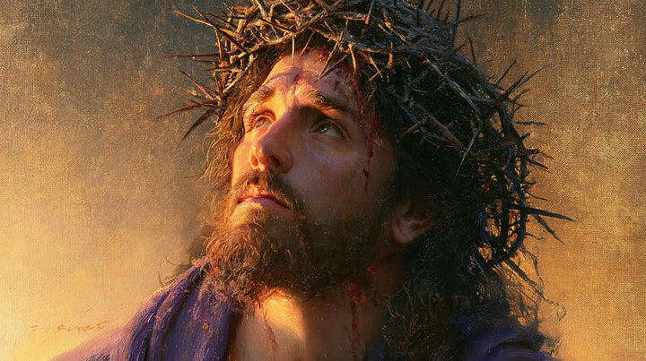 Jésus couronné d’épines — La Couronne au matin d’ambre