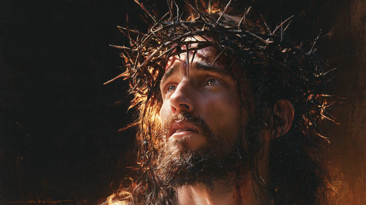 Jésus couronné d’épines — Les Épines dans le feu discret
