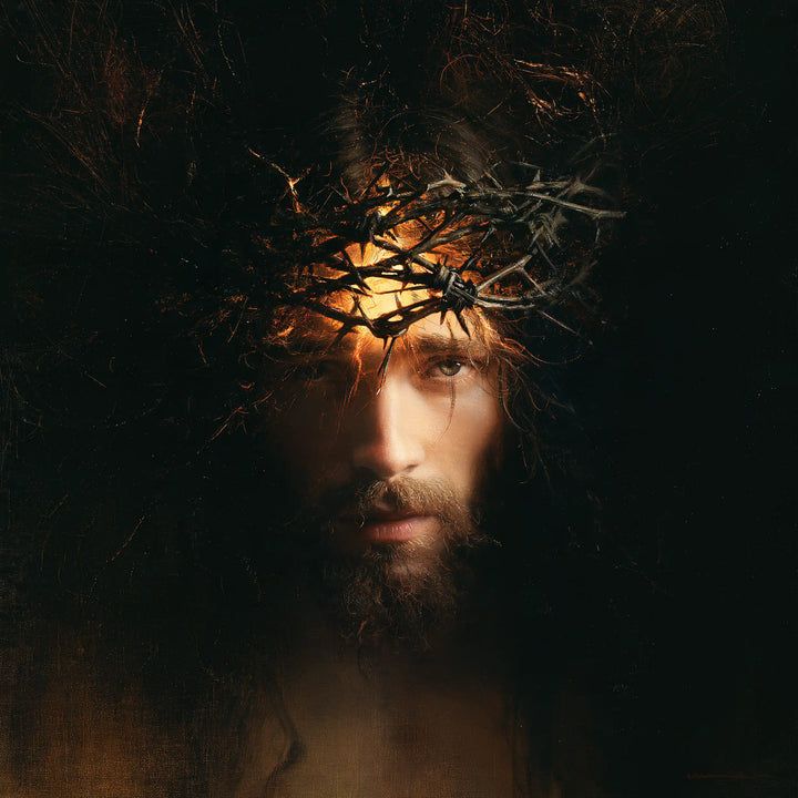 Jésus couronné d’épines — La Clarté captive des ronces