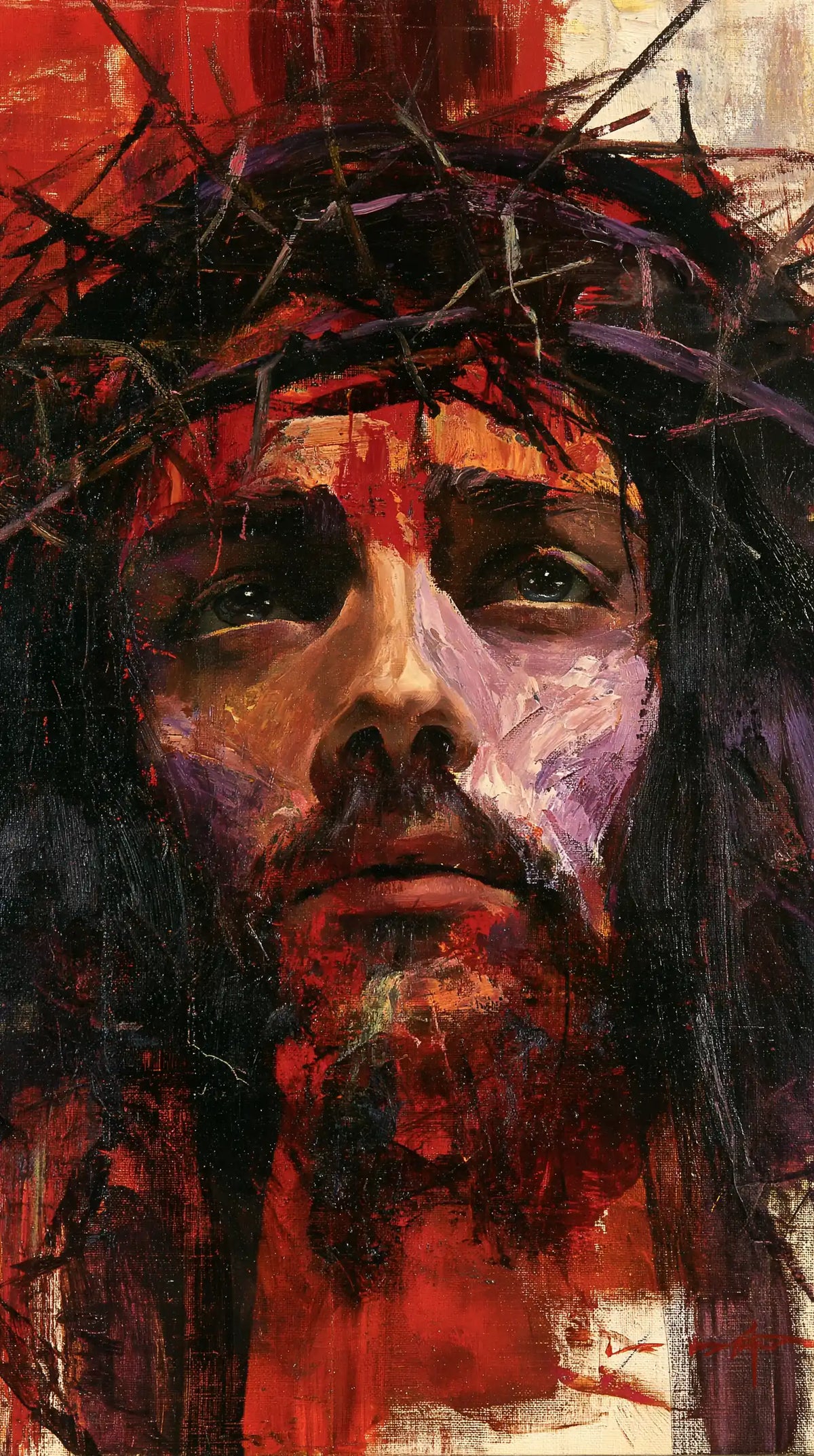 Jésus couronné d’épines — Le Silence dans les verticales de feu
