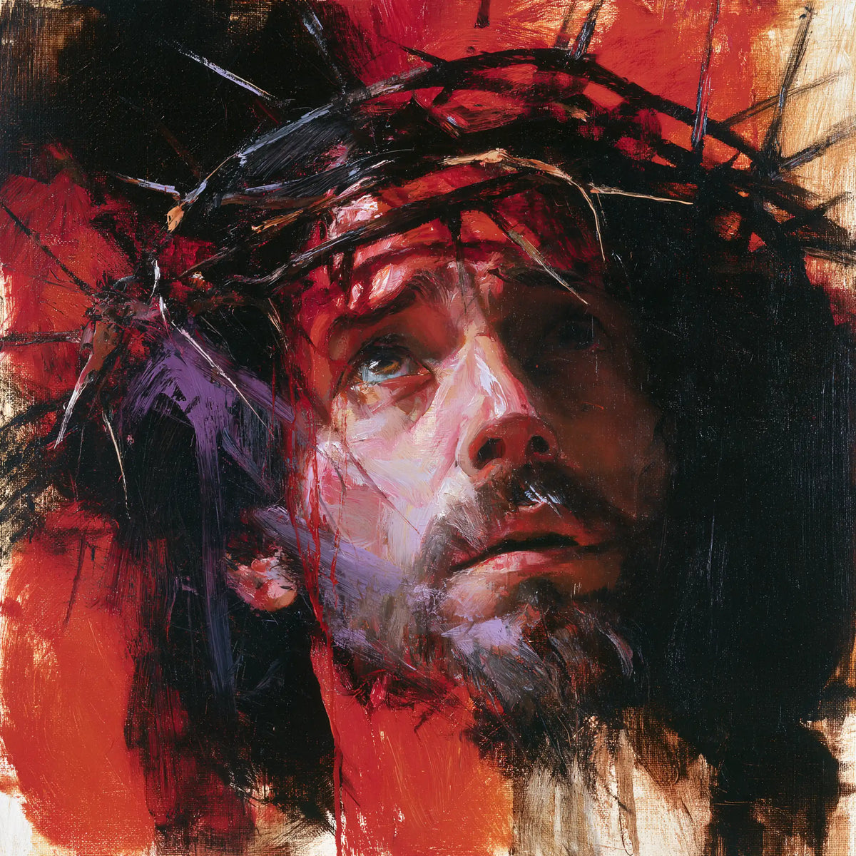 Jésus couronné d’épines — L’Appel dans la houle des rouges