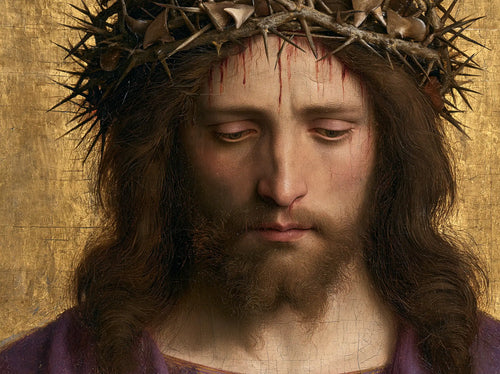 Jesus crowned with thorns in Florentine Renaissance style in Florentine Renaissance style, landscape Christian artwork no. 8