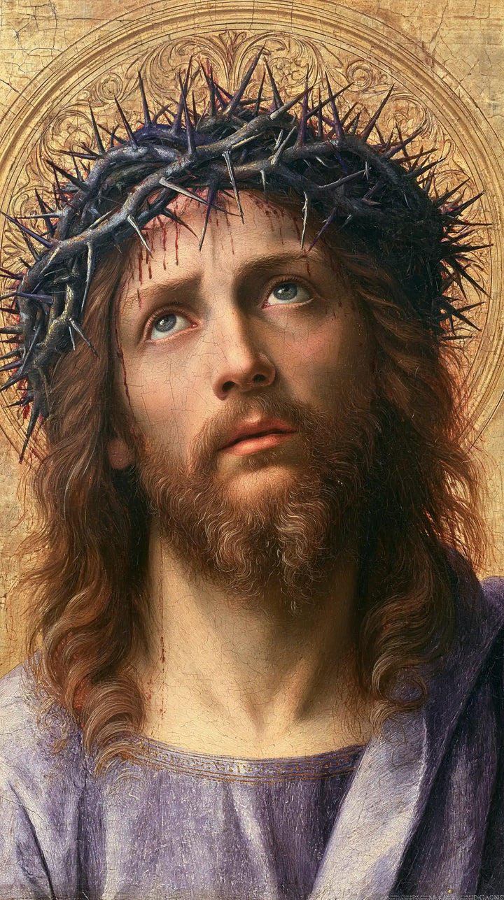 Jésus couronné d’épines — L’Appel au nimbe de dentelle