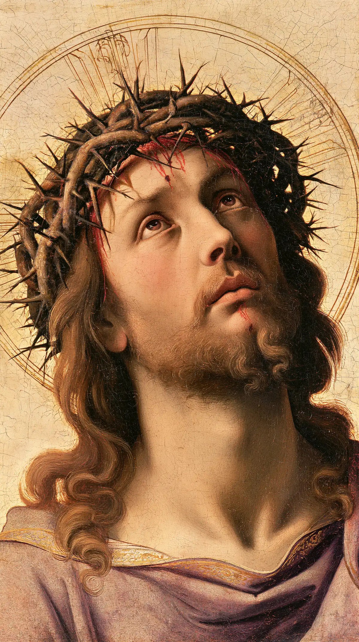 Jésus couronné d’épines — Le Nimbe autour de l’appel silencieux