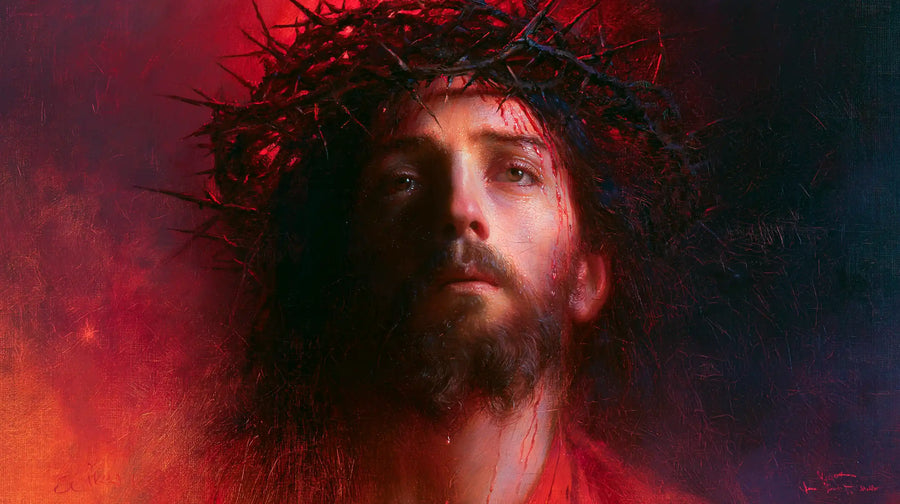 Jesus Crowned with Thorns - Hidden Glory in Suffering · Landscape n° 10