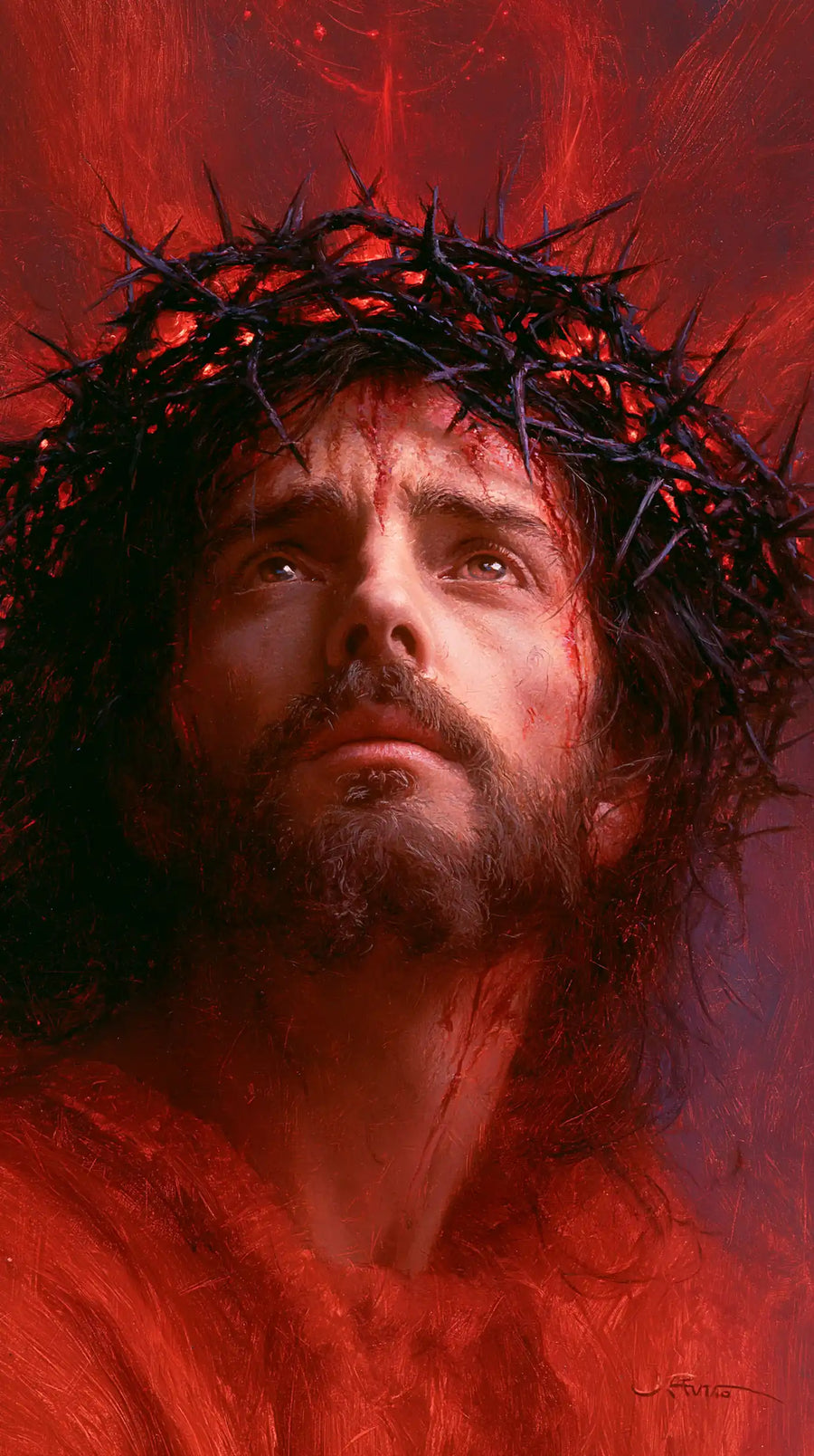 Jesus Crowned with Thorns - Hidden Glory in Suffering · Portrait n° 5