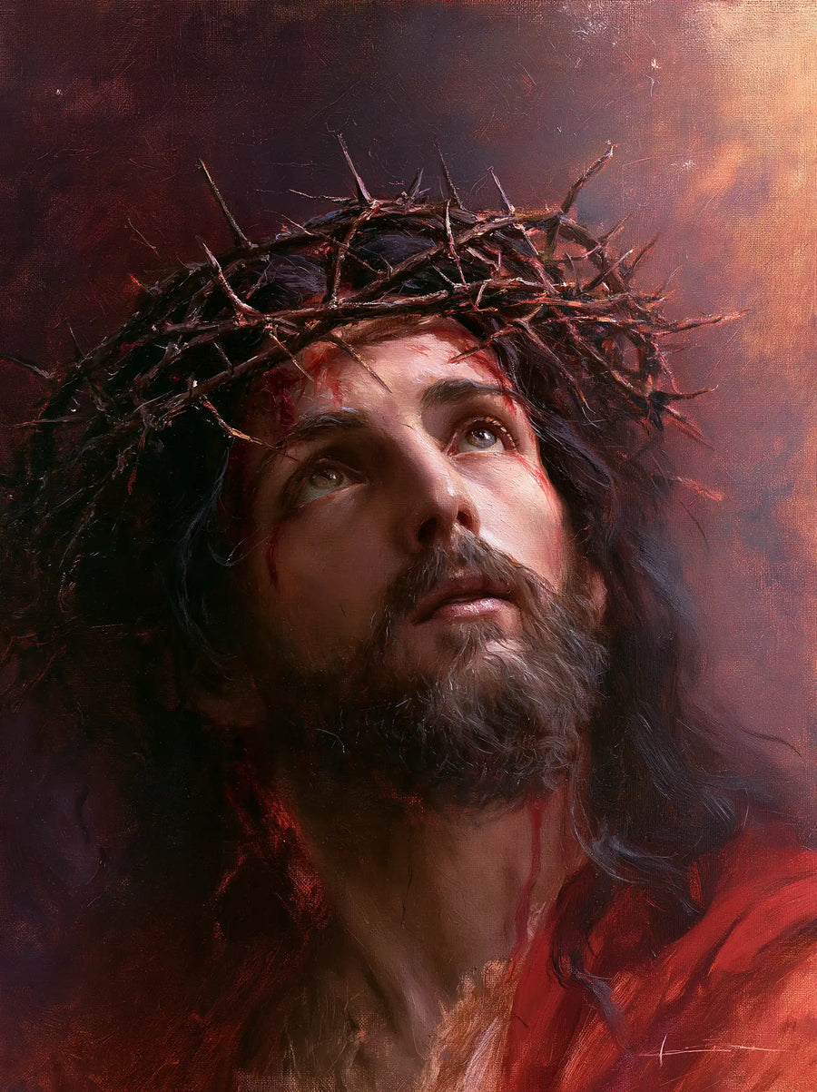 Jesus Crowned with Thorns - Hidden Glory in Suffering · Portrait n° 15