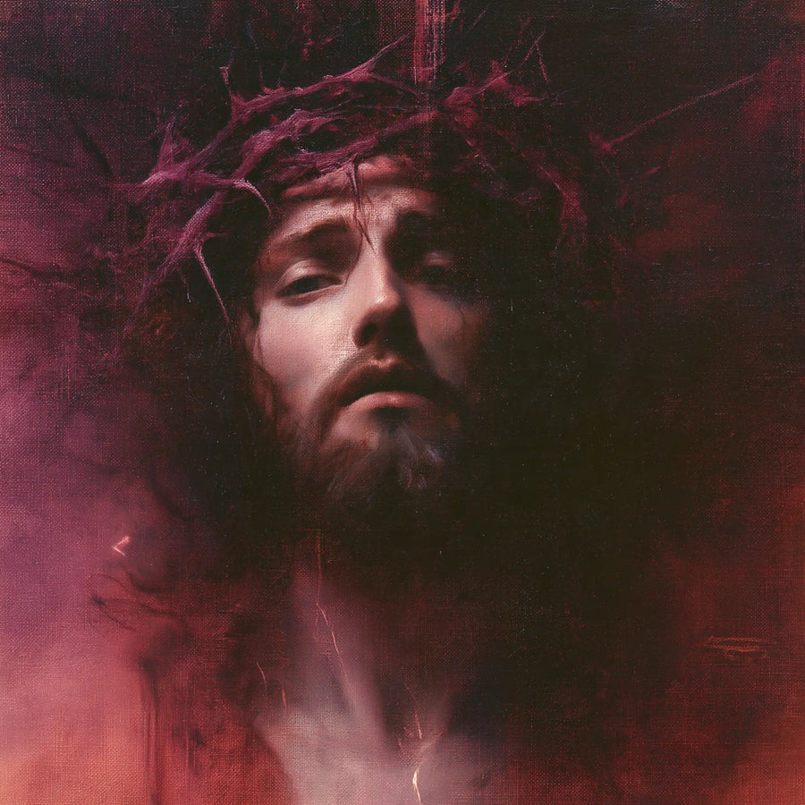 Jesus Crowned with Thorns - Hidden Glory in Suffering · Square n° 8