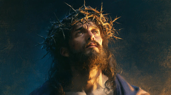 Jésus couronné d’épines — L’Attente sous les ronces solaires