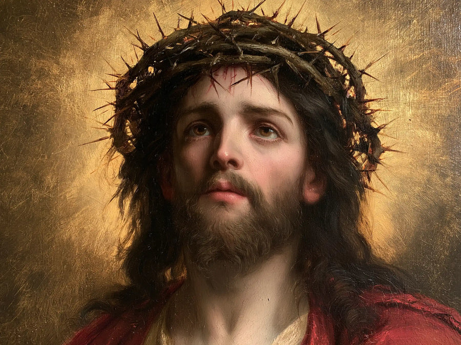 Jésus couronné d’épines — La Couronne dans l’auréole de poussière