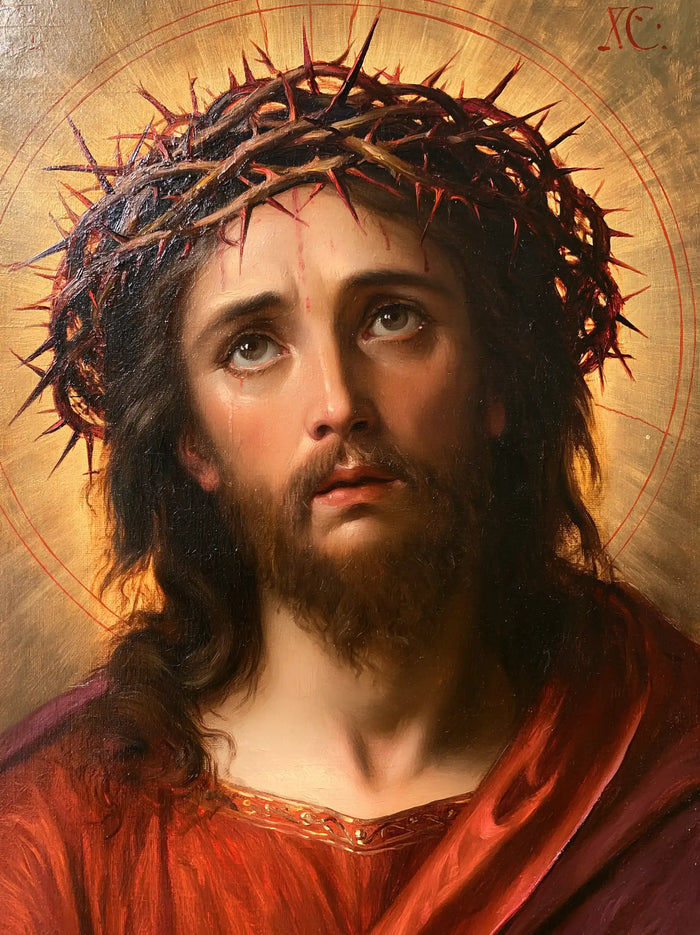 Jésus couronné d’épines — L’Appel dans le cercle tracé d’or