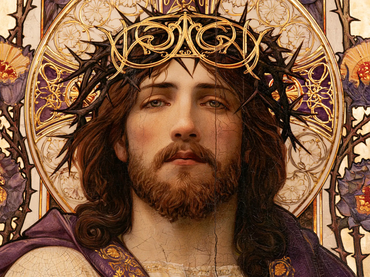Jésus couronné d’épines — Les Spirales d’or de la couronne