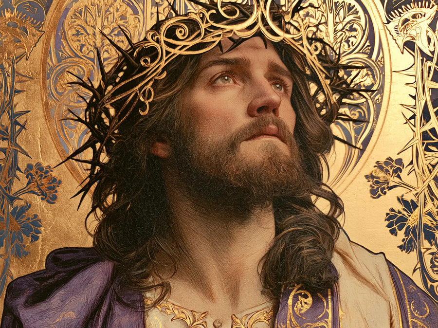 Jesus Crowned with Thorns - Sacred Art Nouveau · Landscape n° 5