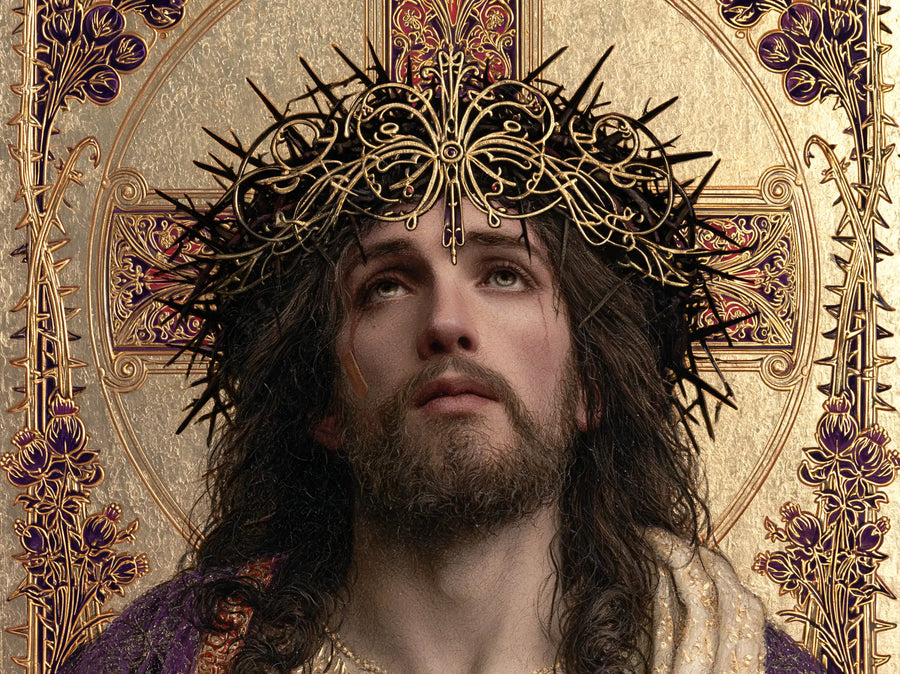 Jesus Crowned with Thorns - Sacred Art Nouveau · Landscape n° 7