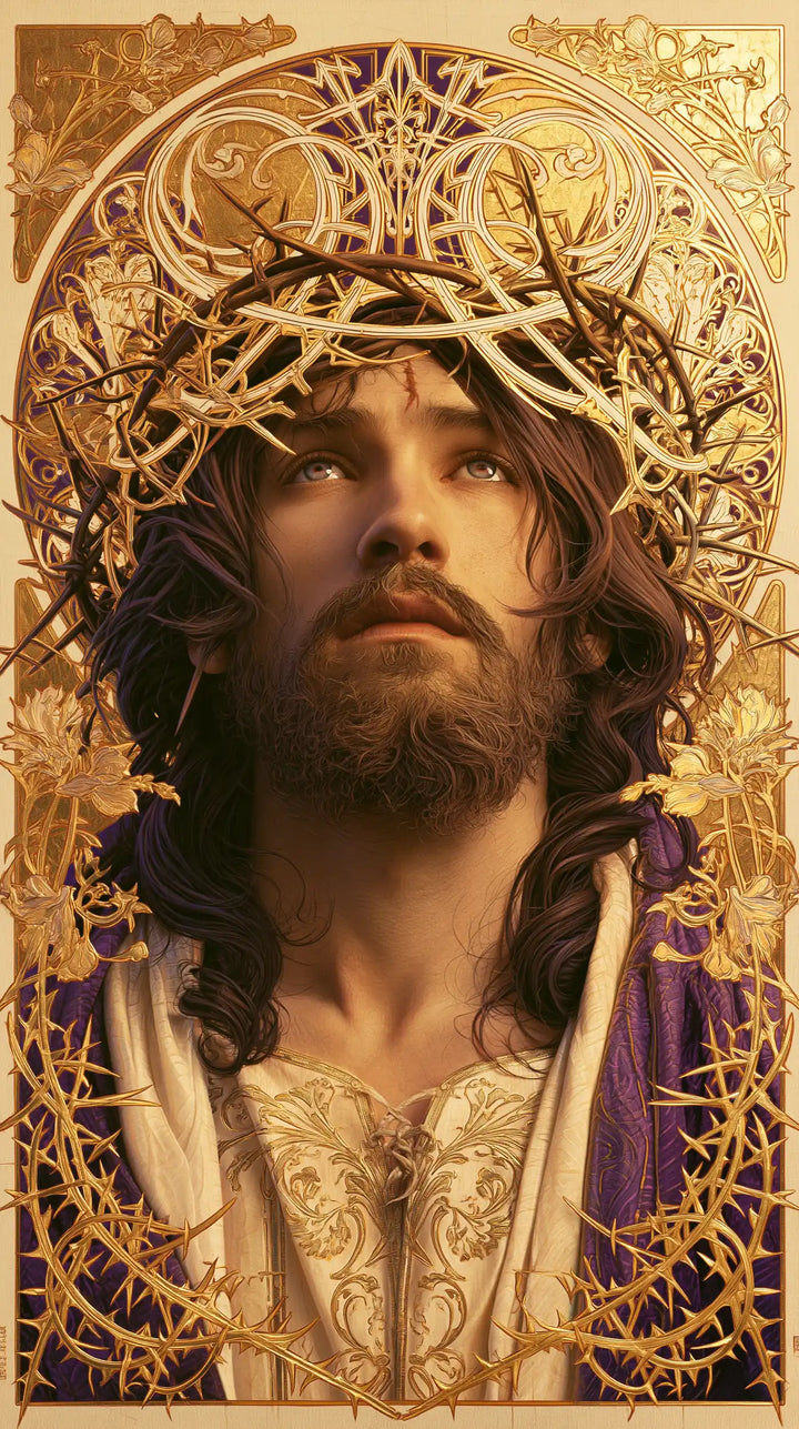 Jésus couronné d’épines — La Couronne aux cercles entrelacés