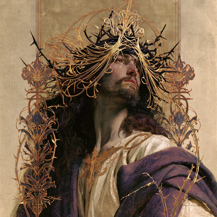 Jésus couronné d’épines — La Couronne aux fils déployés