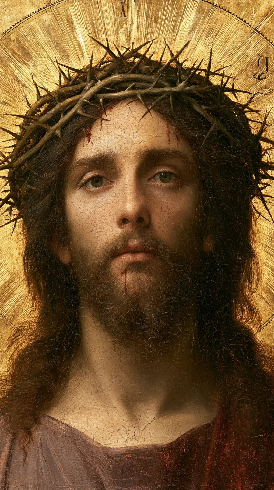 Jesus Crowned with Thorns - Sacred Gold · Portrait n° 1